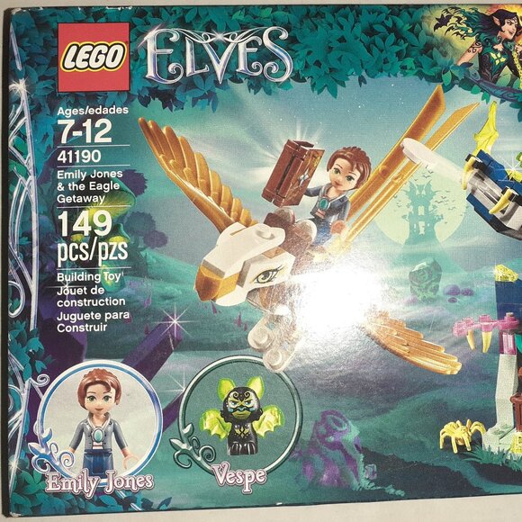 Retired Set- LEGO Elves 41190 Emily Jones and The Eagle Getaway - Bricks - Picture 1 of 14